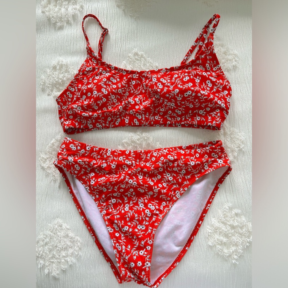 Shein bikini floral design